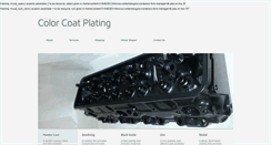 Desktop Screenshot of colorcoatplating.com